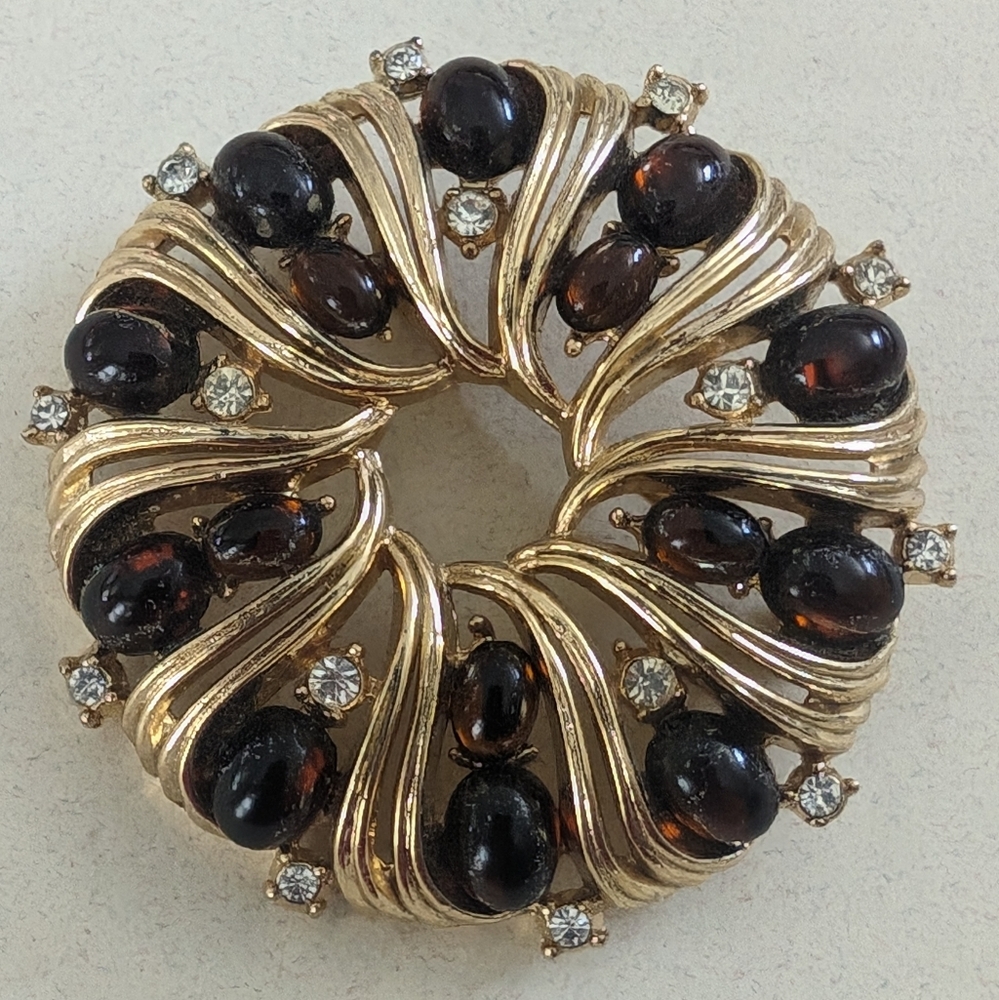 Trifari Crown Brooch